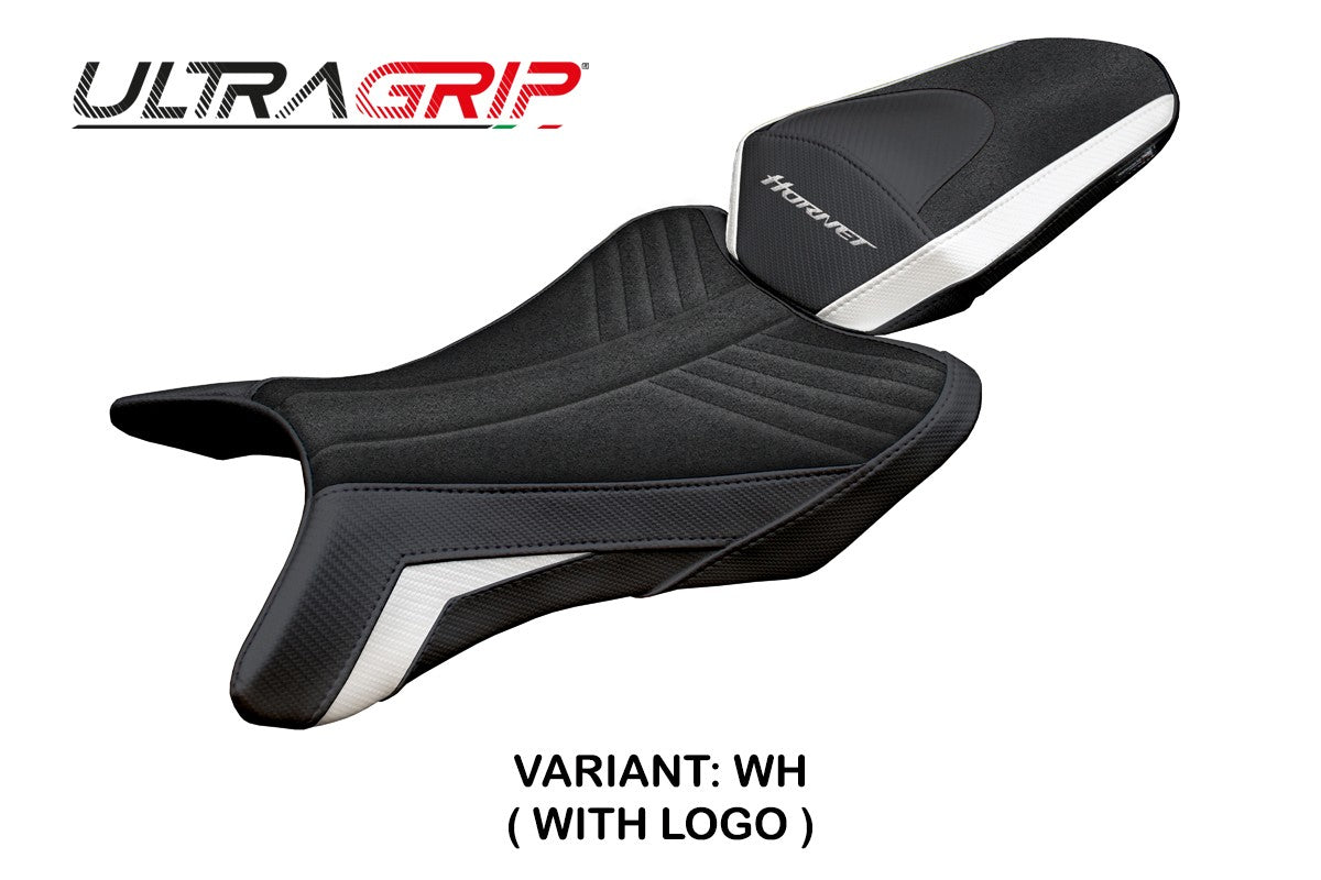 Honda CB 1000 Hornet 2025 Seat Cover Tappezzeria Italia TPZ Ultragrip White Black