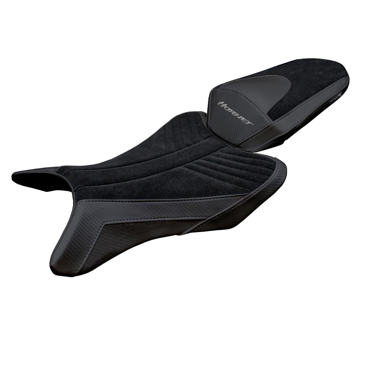 Funda de asiento para Honda CB 1000 Hornet 2025 Tappezzeria Italia TPZ Terciopelo Negro