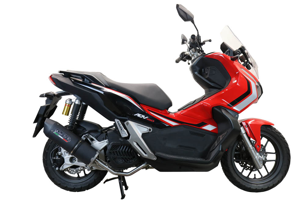 Honda X-Adv 150 2020-2023 Exhaust GPR Full System Furore Nero