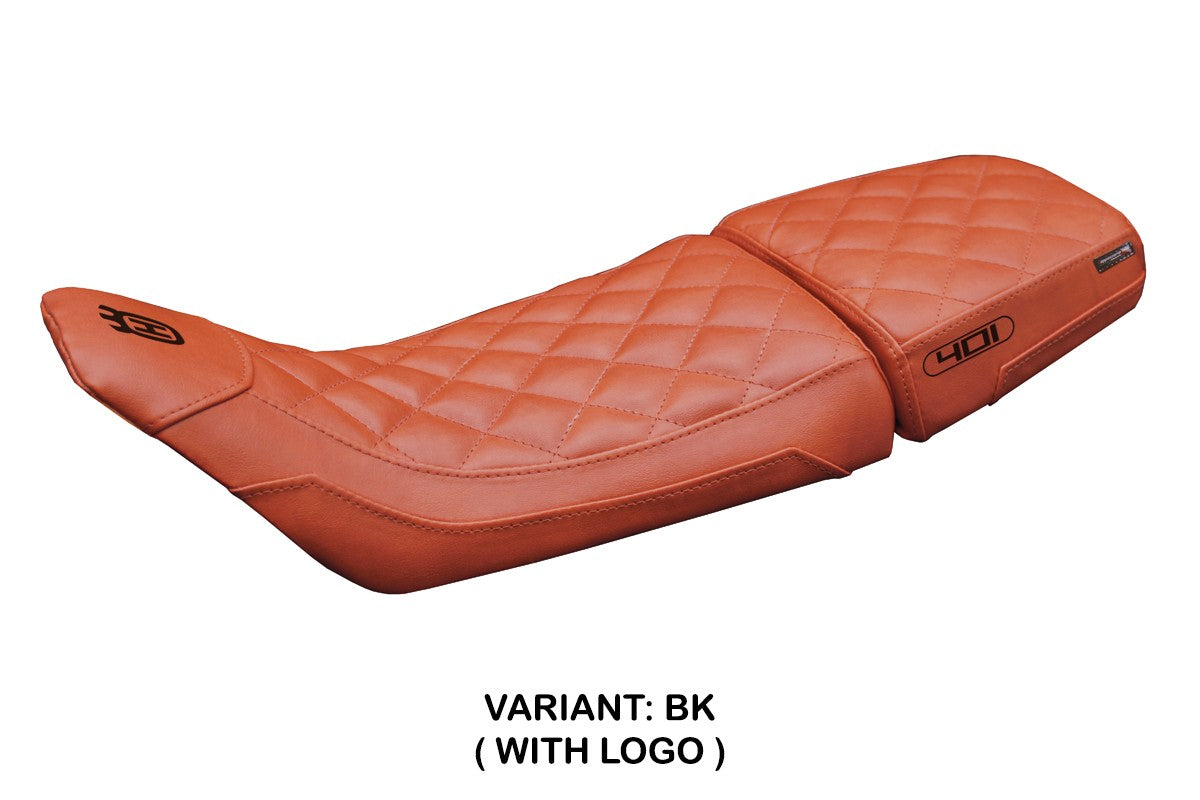 Husqvarna Svartpilen 401 2018-2023 Funda de asiento Tappezzeria Italia TPZ Vintage Brick Negro