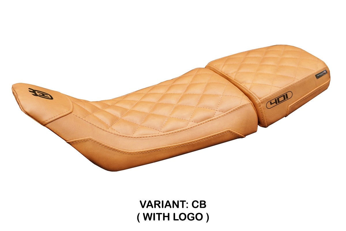 Funda Asiento Husqvarna Svartpilen 401 2018-2022 2023 Tappezzeria Italia TPZ Vintage Camel