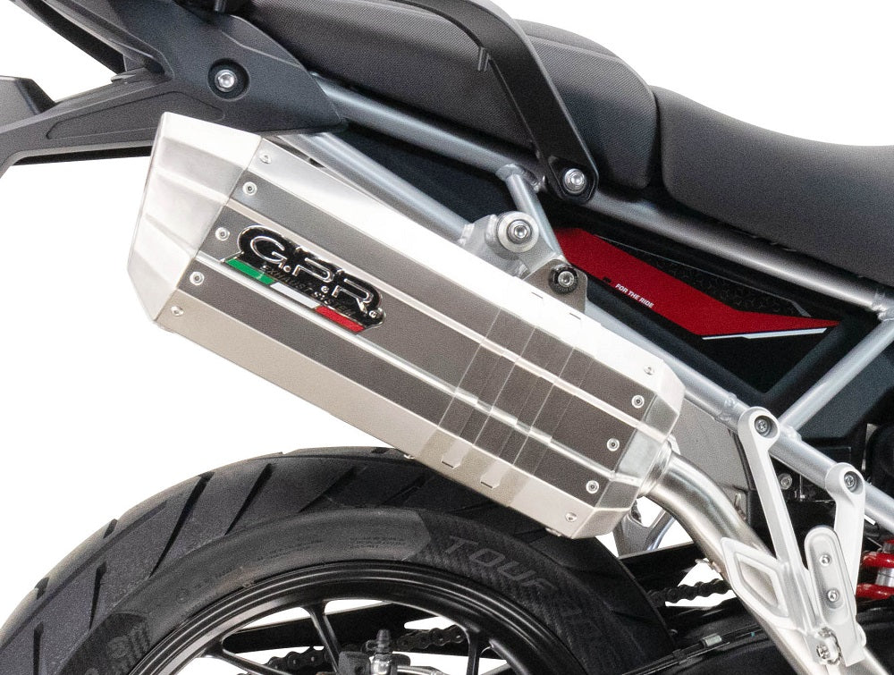 BMW K1600GTL 2012-2016 Exhaust GPR Double Slip-on Hyper Sonic Inox