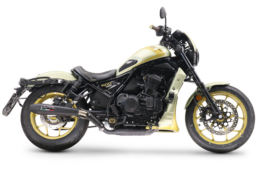 Honda Cmx 1100 Rebel 2021-2024 Exhaust GPR Slip-on Ultracone Nero