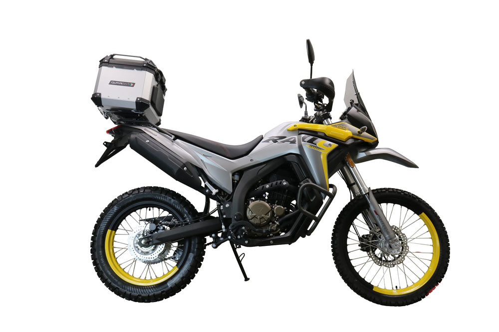 Voge 300 Rally 2025-2026 GPR Tech 35L Aluminum Top Case, Silver with Mounting Plate - photo 1