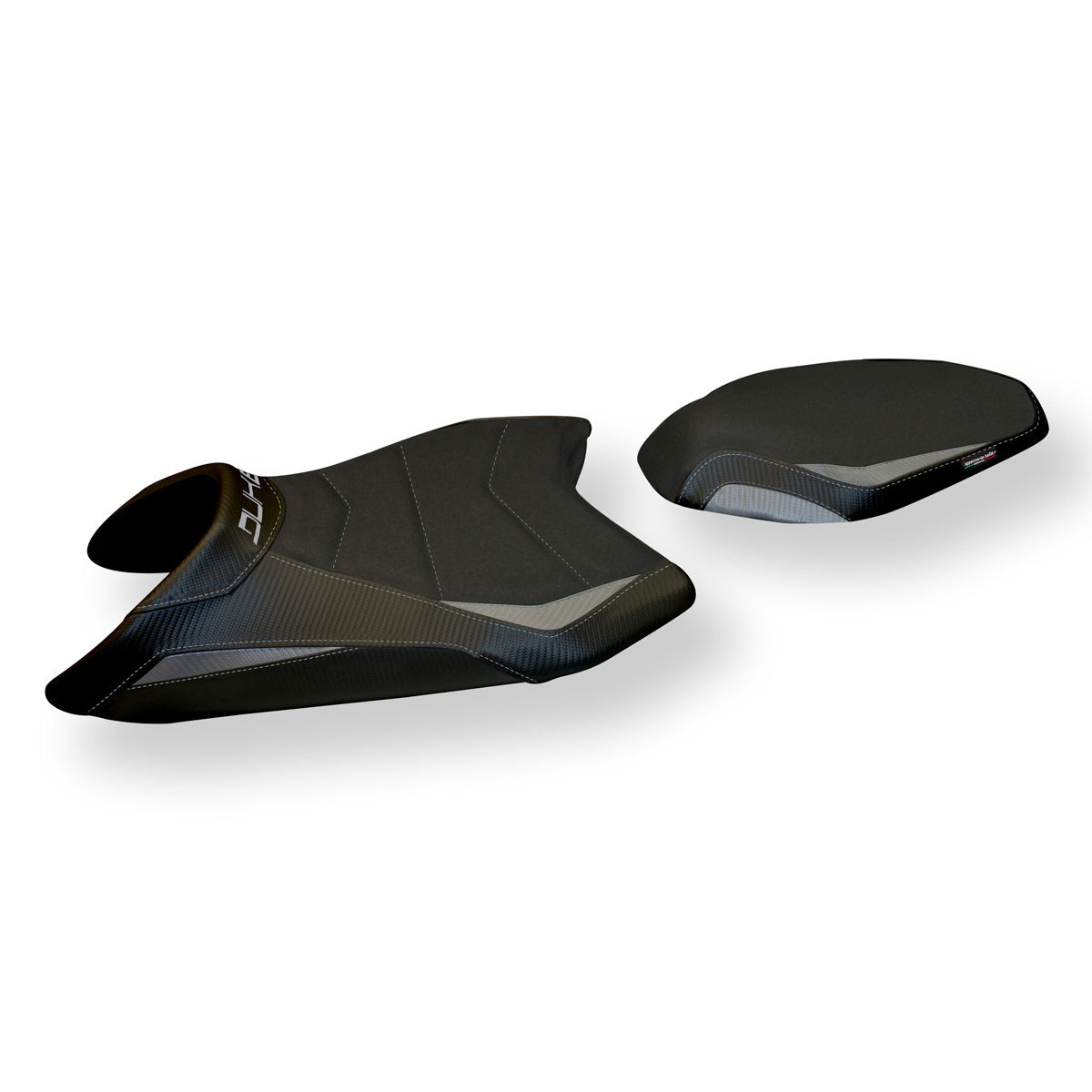 KTM 890 Duke 2021-2024 Seat Cover Tappezzeria Italia TPZ Ultragrip in Grey and Black