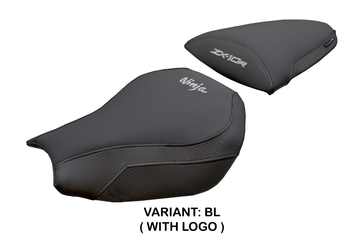 Funda de asiento Kawasaki Ninja ZX 10 R 2006-2007 Tappezzeria Italia TPZ Negro