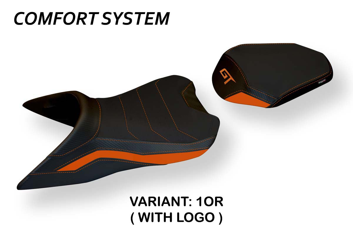 KTM 1290 Super Duke GT 2019-2025 Seat Cover Tappezzeria Italia TPZ Comfort in Orange