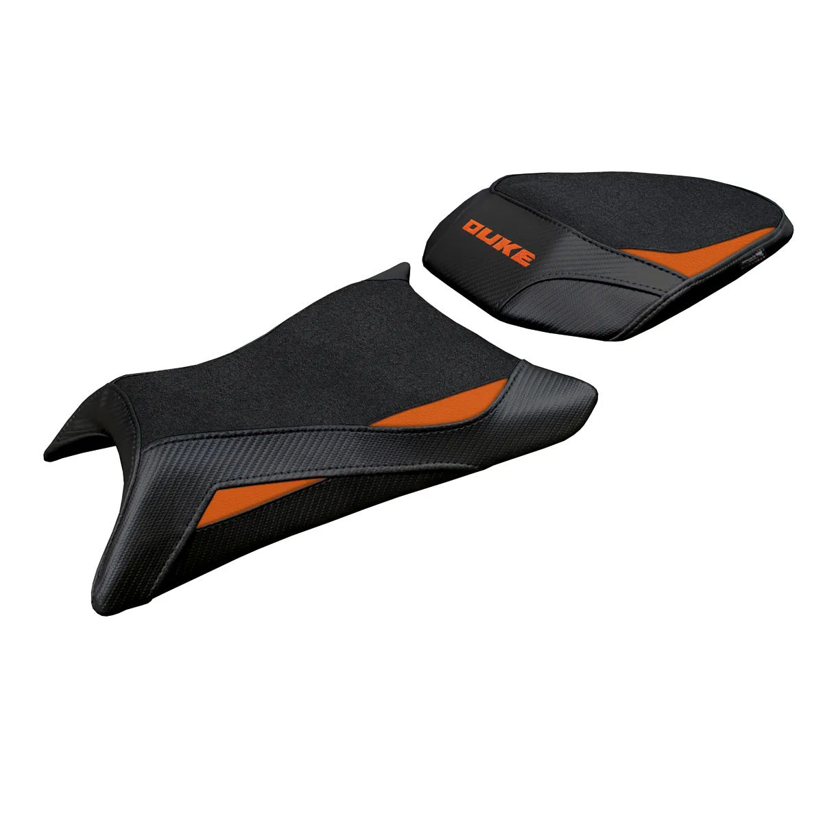 KTM 125 Duke 2024-2026 Seat Cover TPZ Italia Ultragrip Orange Black