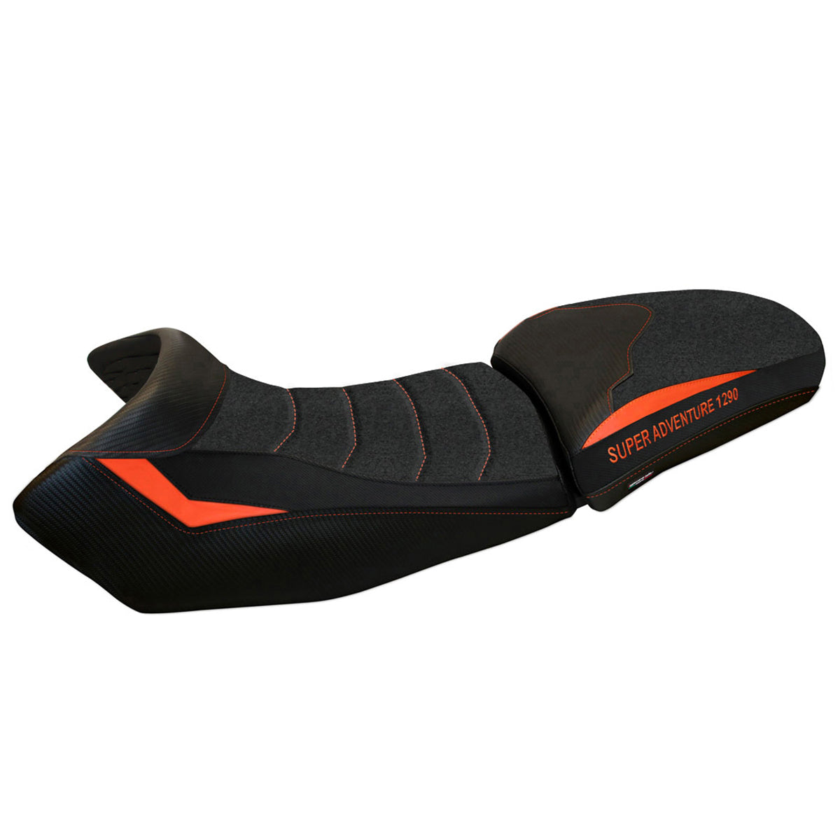 KTM 1290 Super Adventure S T 2015-2020 Seat Cover Tappezzeria Italia TPZ Ultragrip in Orange