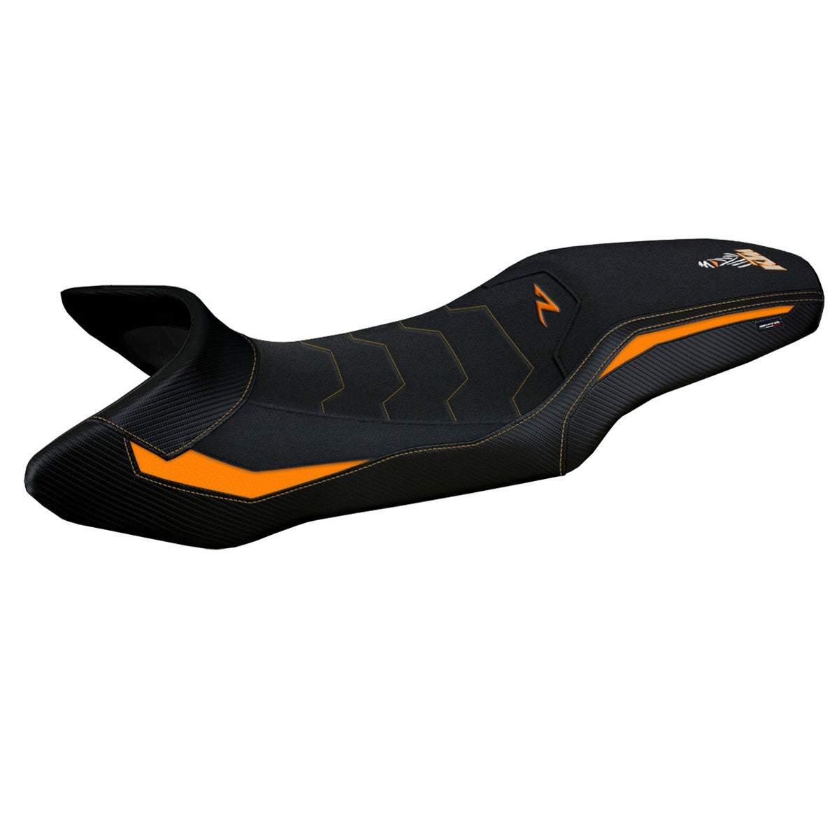 KTM 1390 Super Adventure R 2025 Seat Cover Tappezzeria Italia TPZ Ultragrip Orange Black