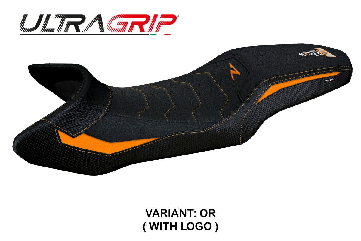 KTM 1390 Super Adventure R 2025 Seat Cover Tappezzeria Italia TPZ Ultragrip Orange Black
