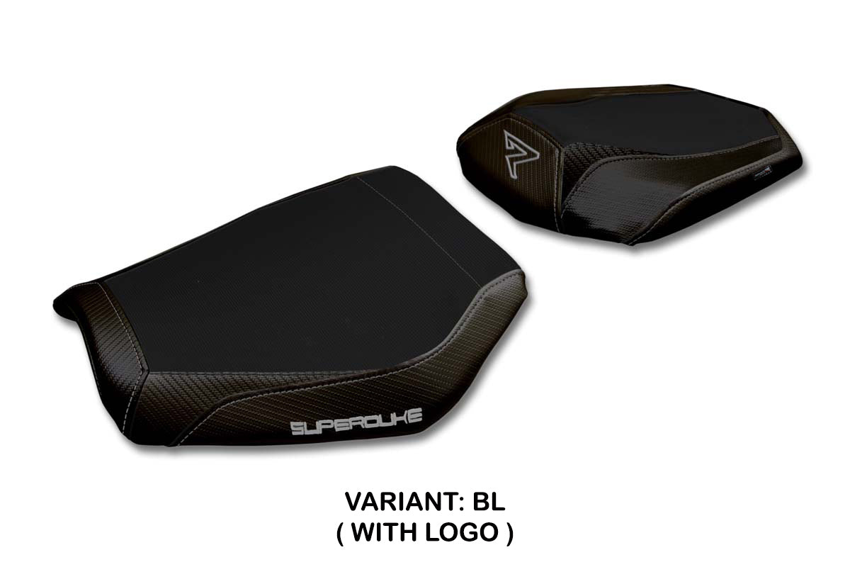 Funda de asiento KTM 1390 Super Duke R 2024-2025 Tappezzeria Italia TPZ en negro