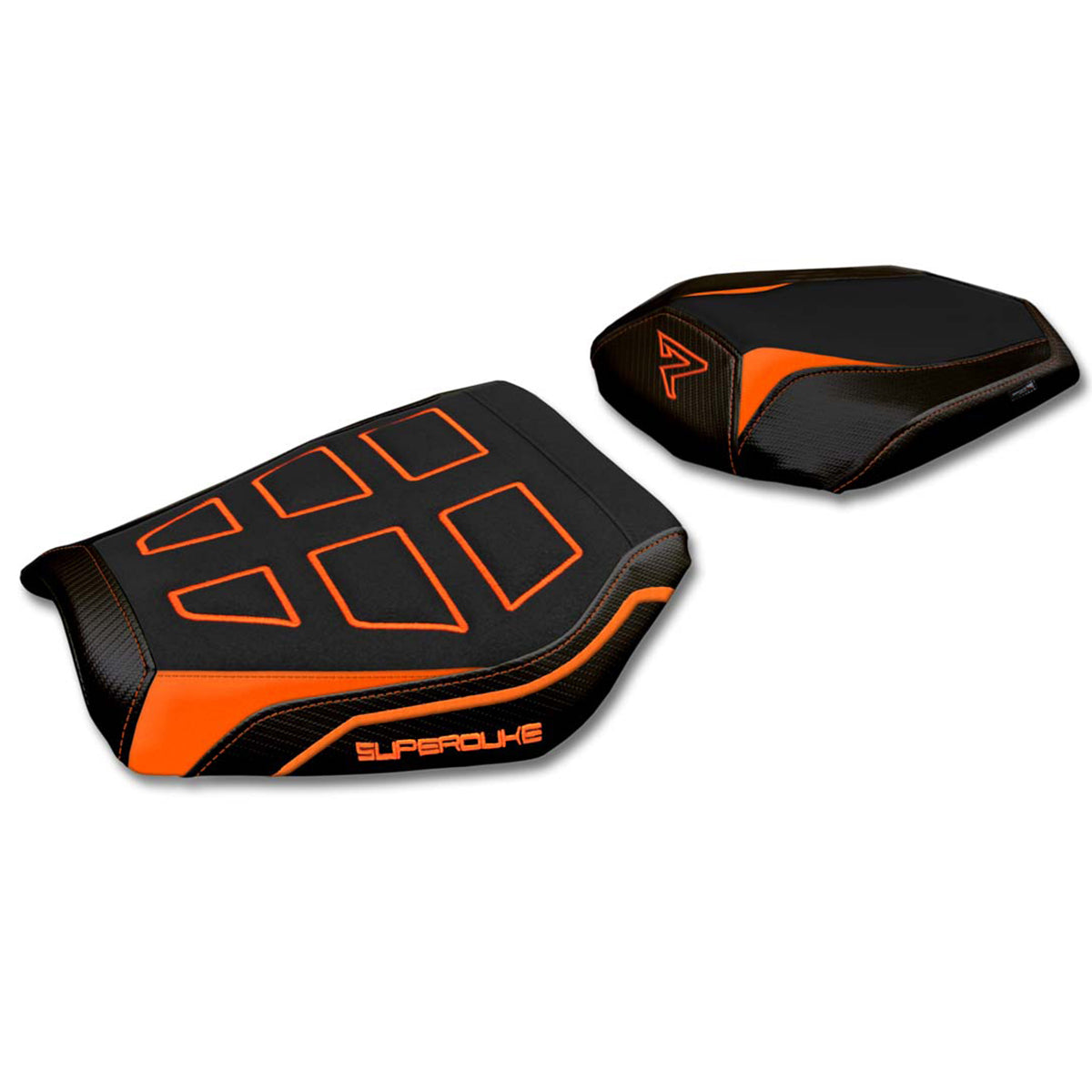 KTM 1390 Super Duke R 2024-2025 Seat Cover Tappezzeria Italia TPZ Ultragrip in Orange Black