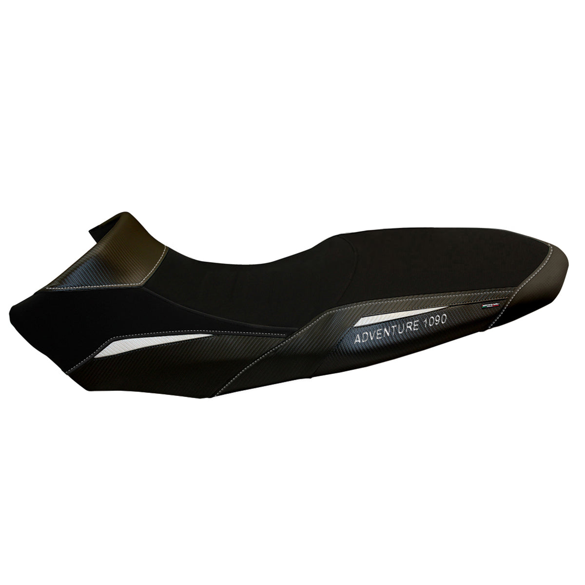 KTM 1090 Adventure R 2017-2019 Seat Cover Tappezzeria Italia TPZ in Black and White SE