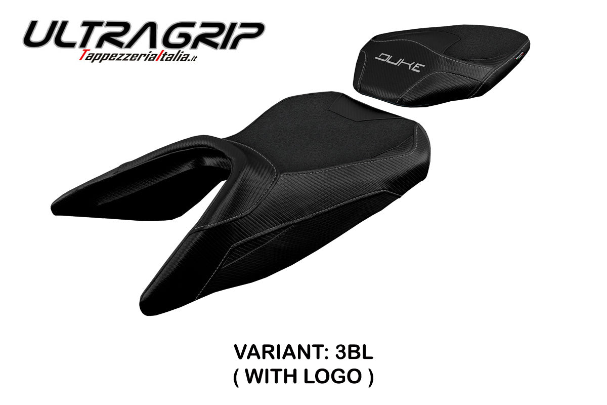 KTM 250 Duke 2017-2023 Seat Cover Tappezzeria Italia TPZ Ultragrip in Black