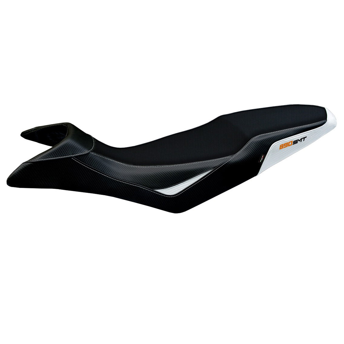 KTM 890 SMT 2023-2026 Seat Cover TPZ Italia Comfort White Black
