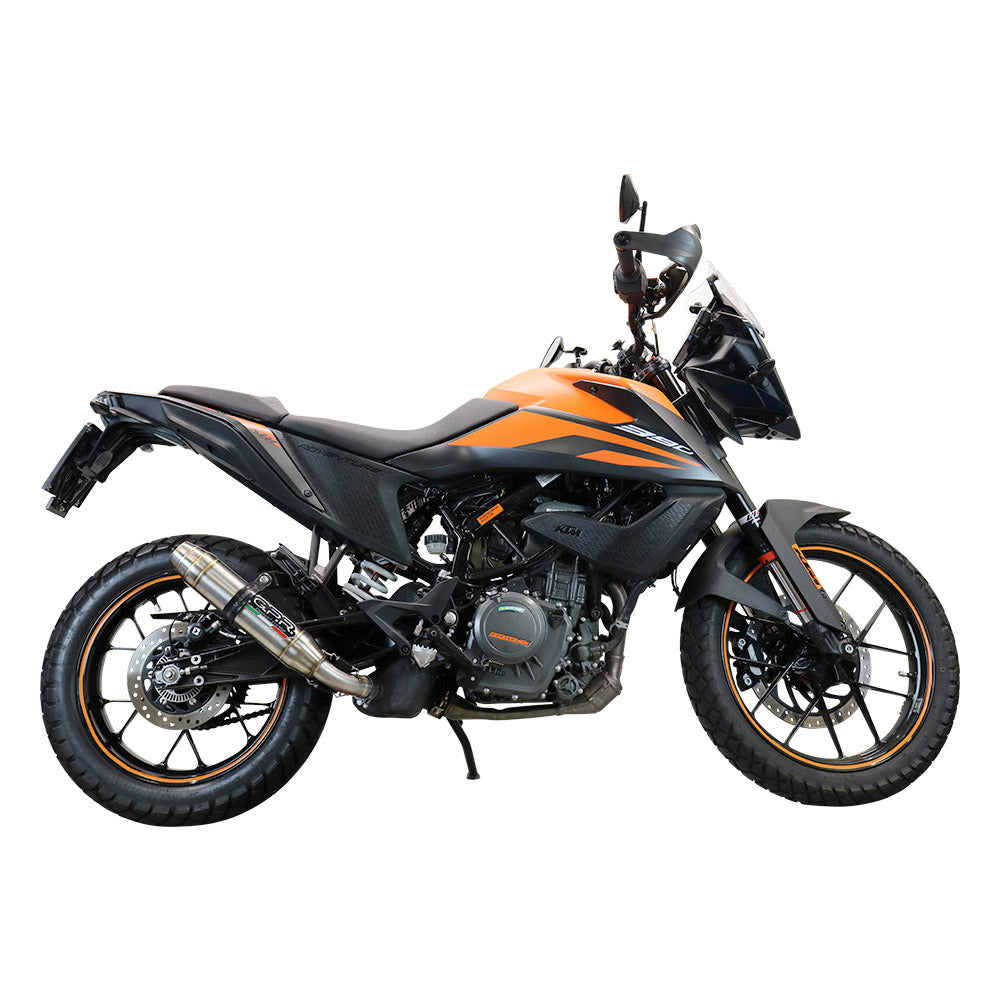 KTM Adventure 390 2020 Exhaust GPR Slip-on Deeptone Inox