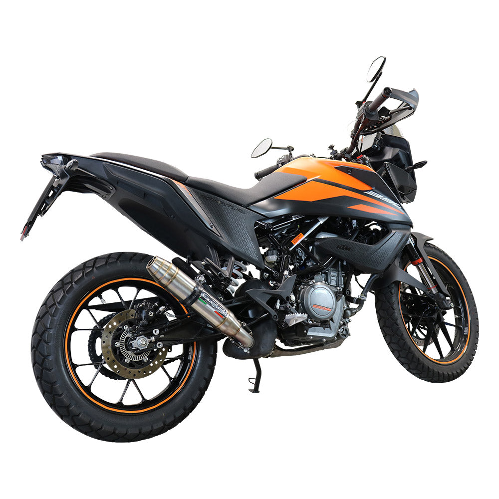 KTM Adventure 390 2021-2024 Exhaust GPR Slip-on Deeptone Inox