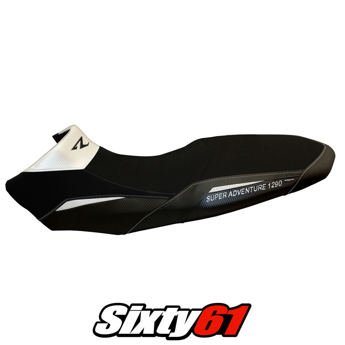 KTM 1290 Super Adventure R 2017-2020 Seat Cover Tappezzeria Italia TPZ Comfort in White