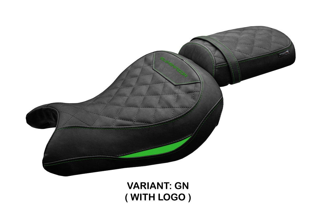 Kawasaki Eliminator 500 2024-2025 Seat Cover Tappezzeria Italia TPZ Green Black
