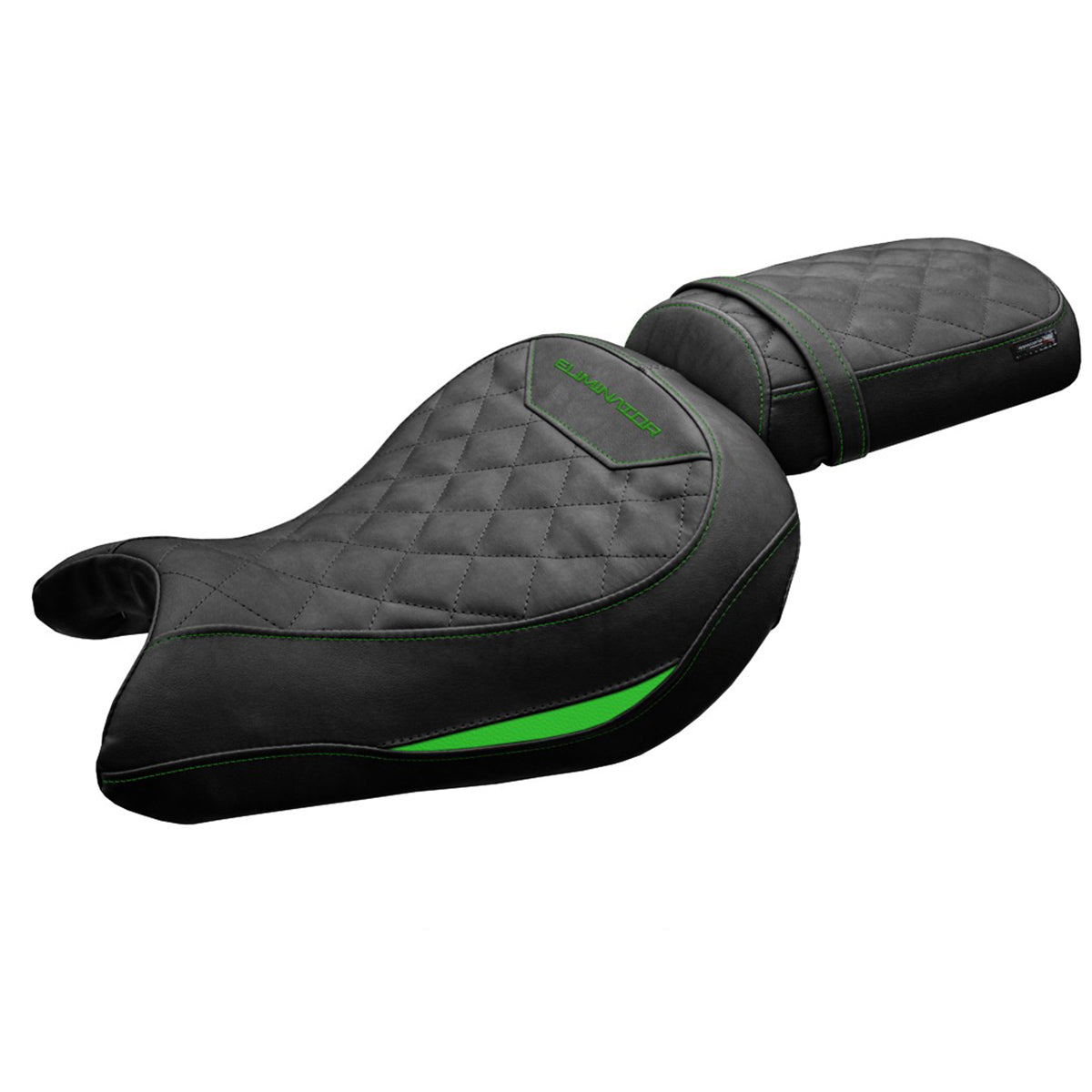 Kawasaki Eliminator 500 2024-2025 Seat Cover Tappezzeria Italia TPZ Comfort Green Black