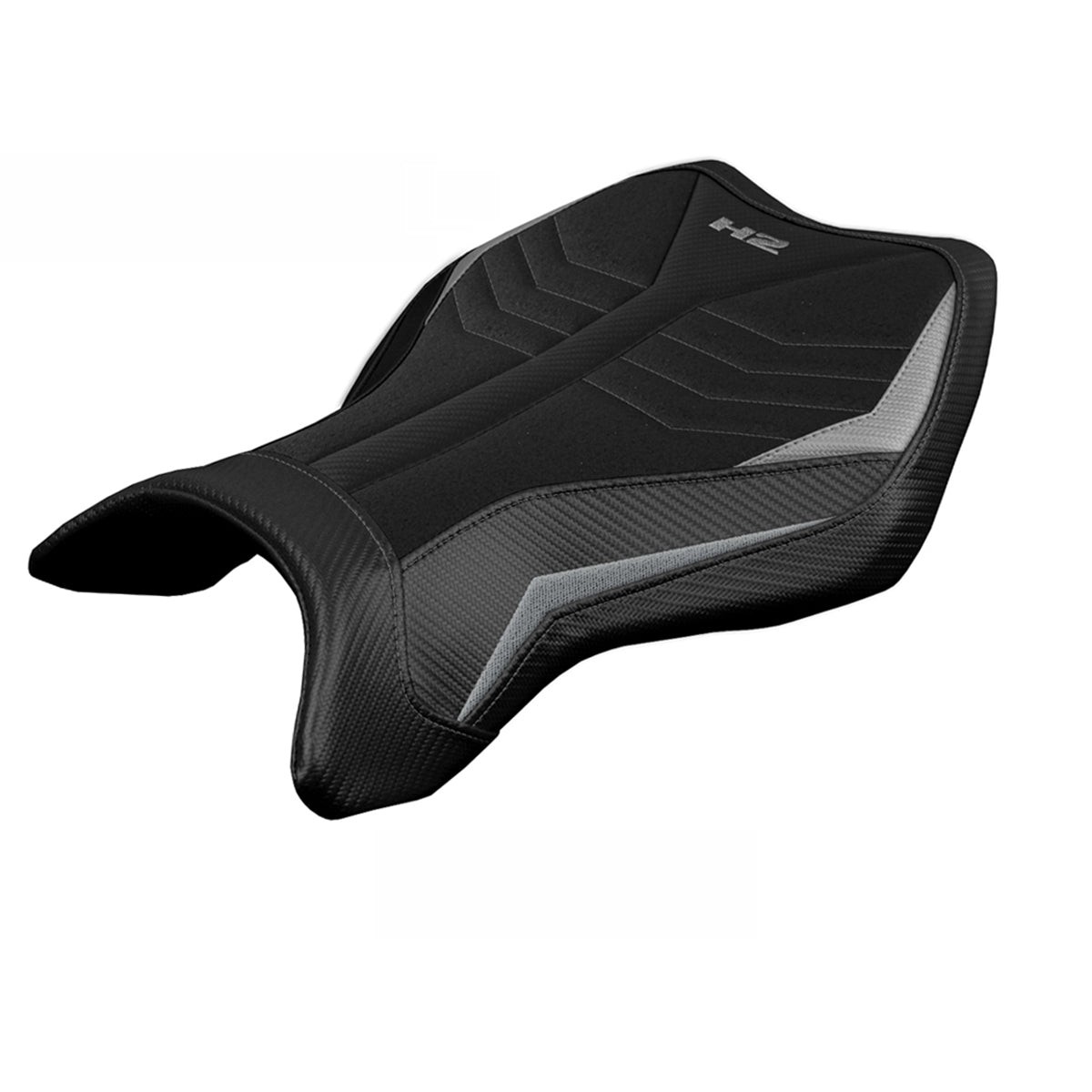 Kawasaki Ninja H2 H2R 2015-2025 Seat Cover Tappezzeria Italia TPZ Ultragrip in Silver