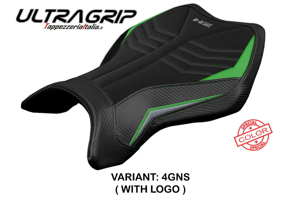 Kawasaki Ninja H2 H2R 2015-2025 Seat Cover Tappezzeria Italia TPZ Ultragrip in Green S