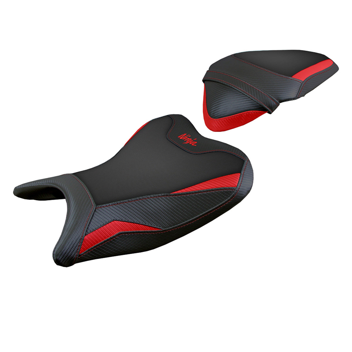 Kawasaki Ninja 400 2018-2023 Seat Cover Tappezzeria Italia TPZ in Red and Black