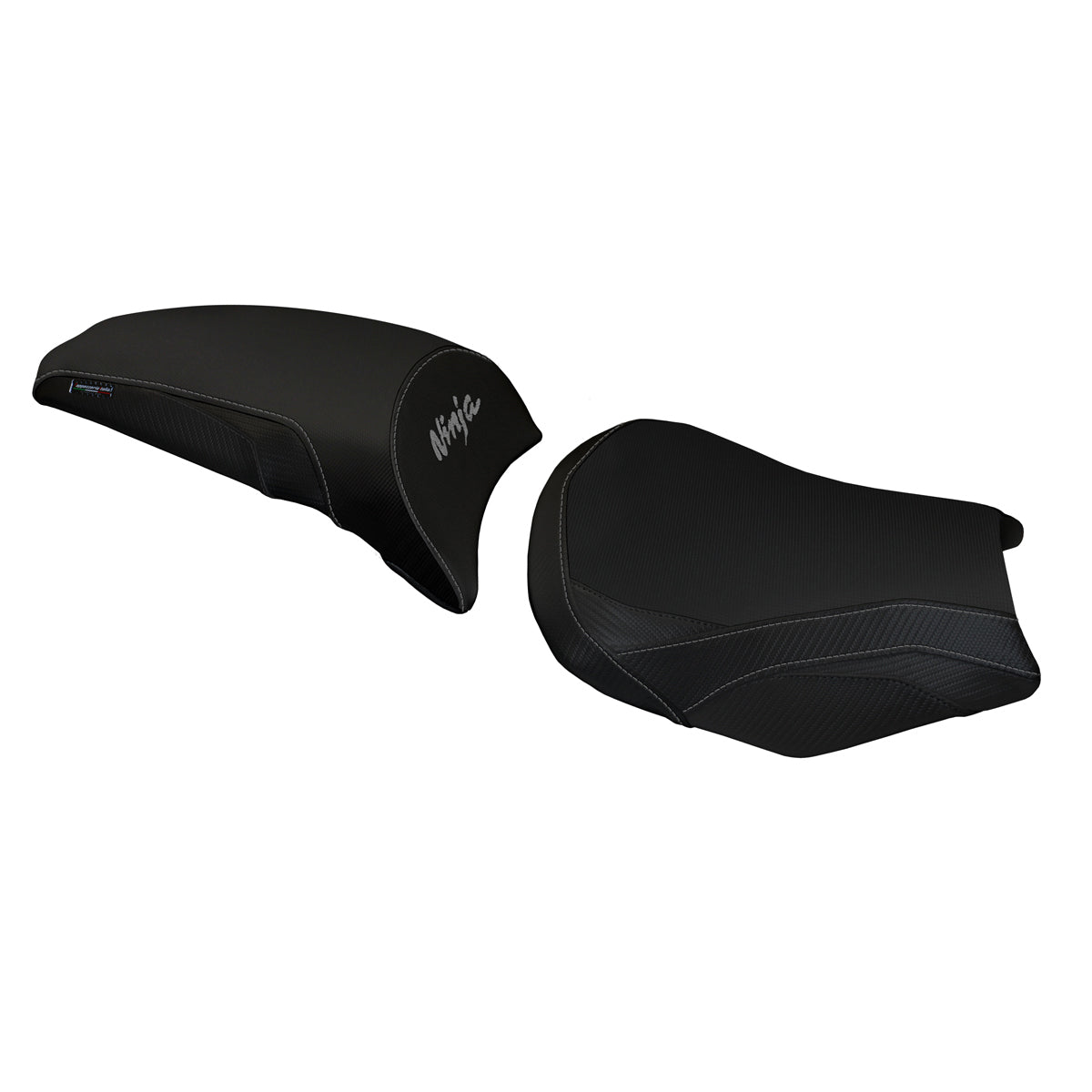 Funda de asiento Kawasaki Ninja 650 Z650 2017-2025 Tappezzeria Italia TPZ en negro