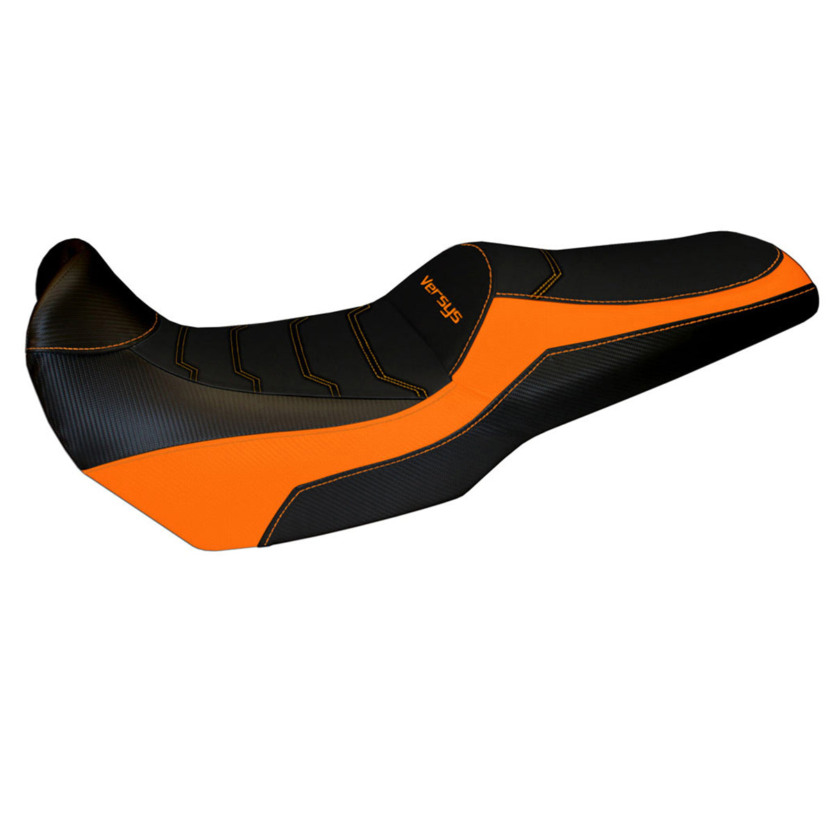 Kawasaki Versys 1000 2011-2018 Seat Cover Tappezzeria Italia TPZ Comfort in Orange and Black