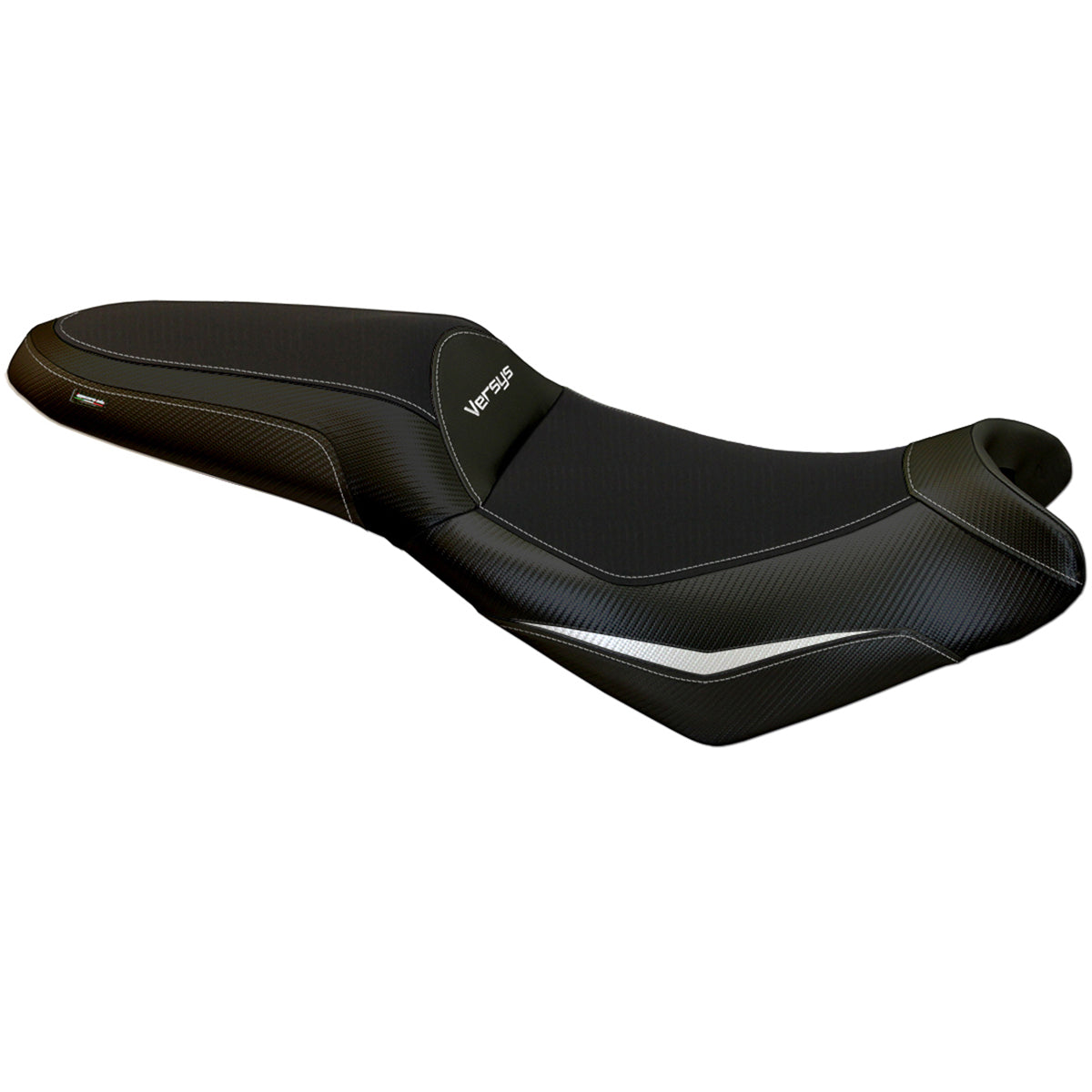 Kawasaki Versys 650 2007-2025 Seat Cover Tappezzeria Italia TPZ in White and Black
