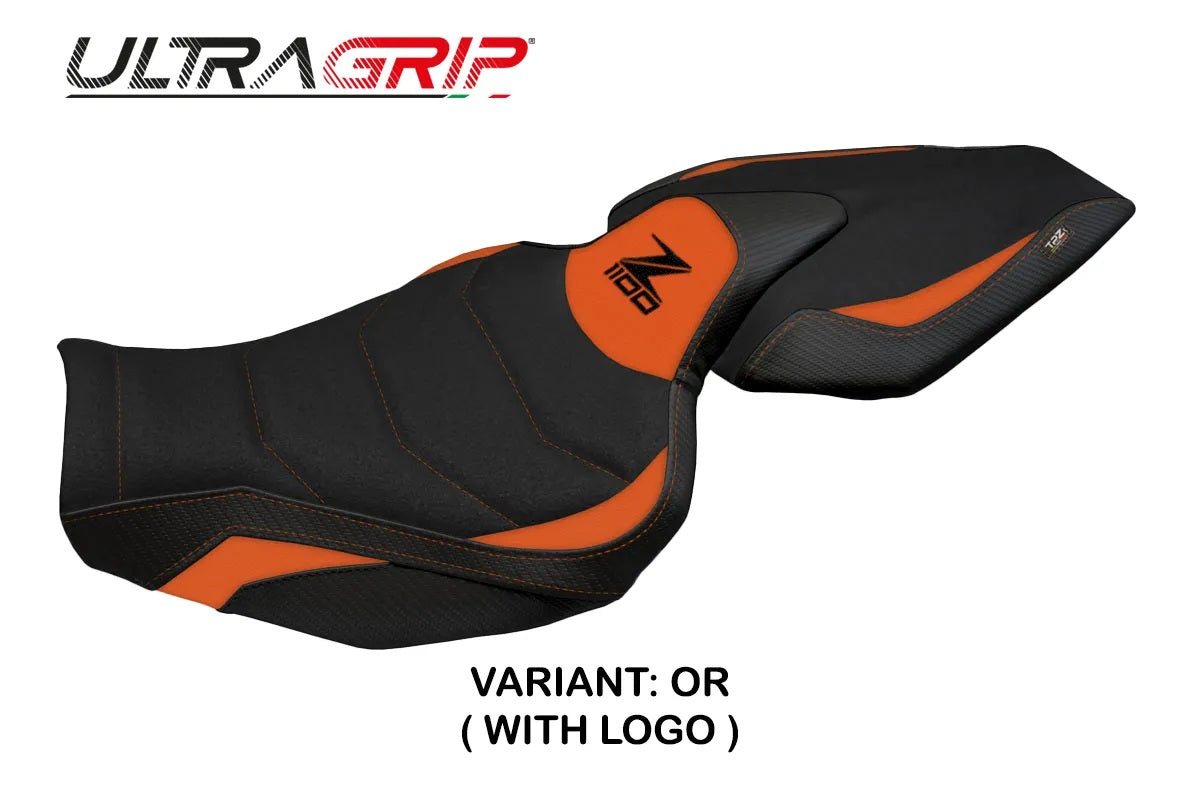 Kawasaki Z1100 2026 Seat Cover TPZ Italia Ultragrip Orange Black