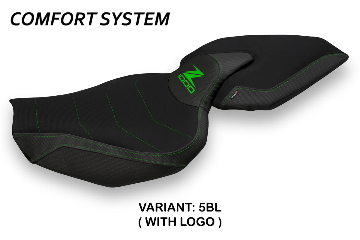 Kawasaki Z1000 2014-2021 Seat Cover Tappezzeria Italia TPZ Comfort in Black