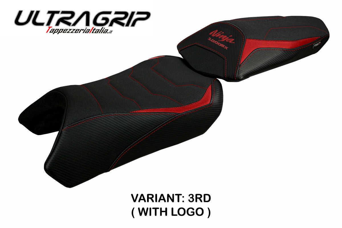 Kawasaki Ninja 1000 / 1000 SX 2020-2024 Seat Cover Tappezzeria Italia TPZ Ultragrip in Red