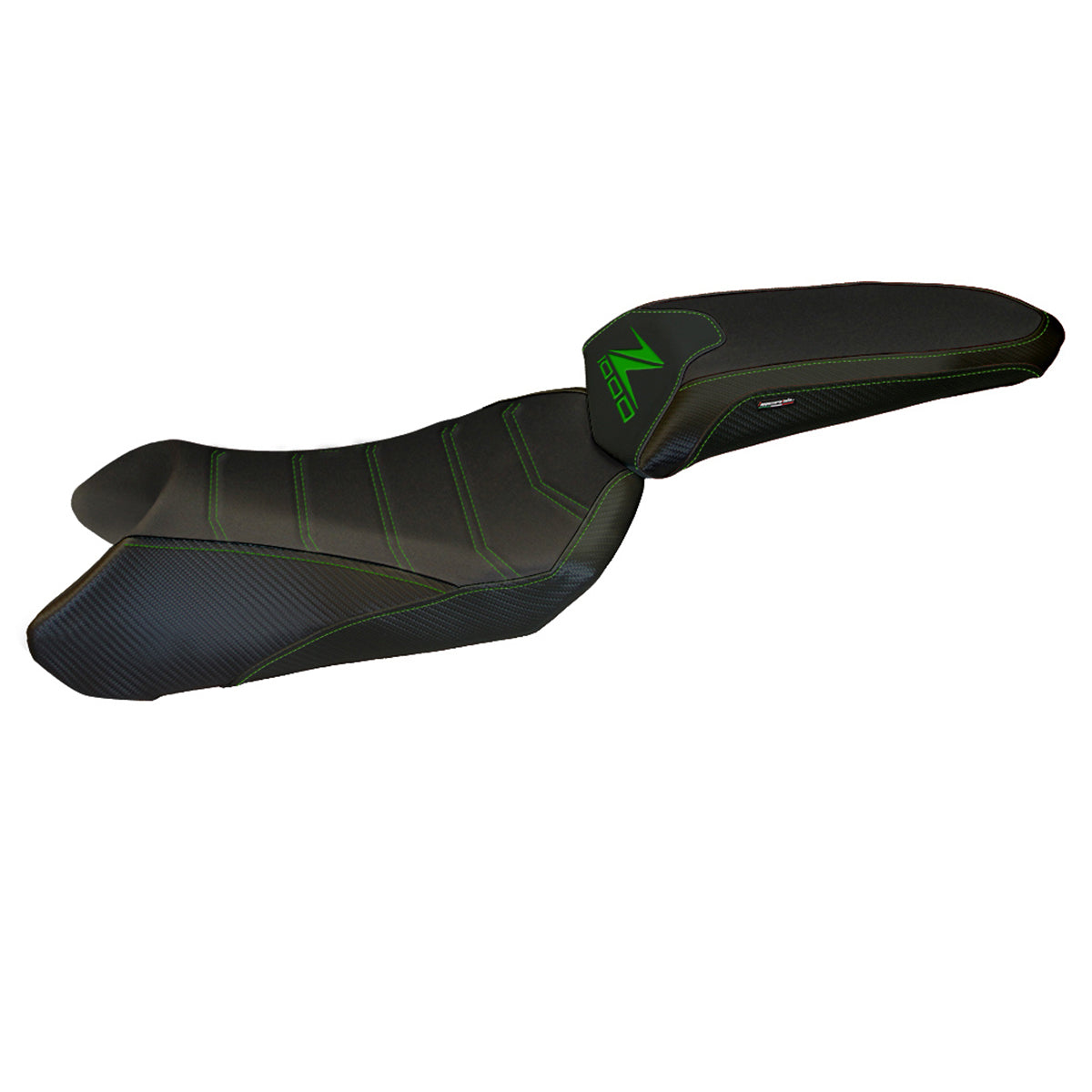 Funda de asiento Kawasaki Ninja 1000 Z1000 SX 2011-2016 Tappezzeria Italia TPZ Comfort en negro
