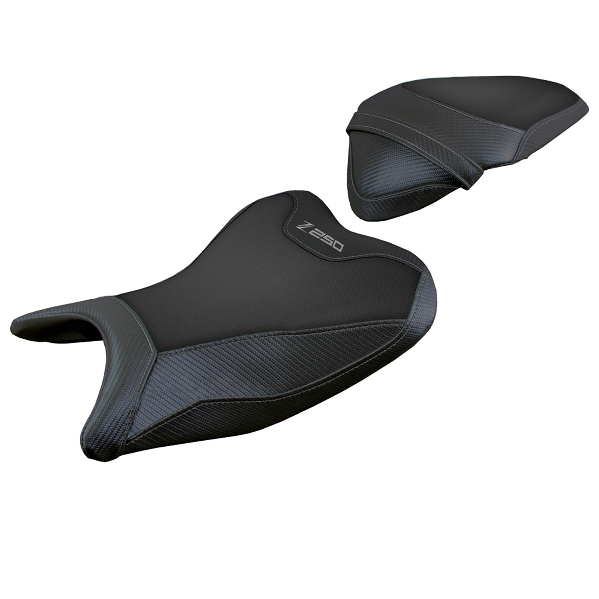 Funda de asiento Kawasaki Z250 2019-2020 Tappezzeria Italia TPZ en negro