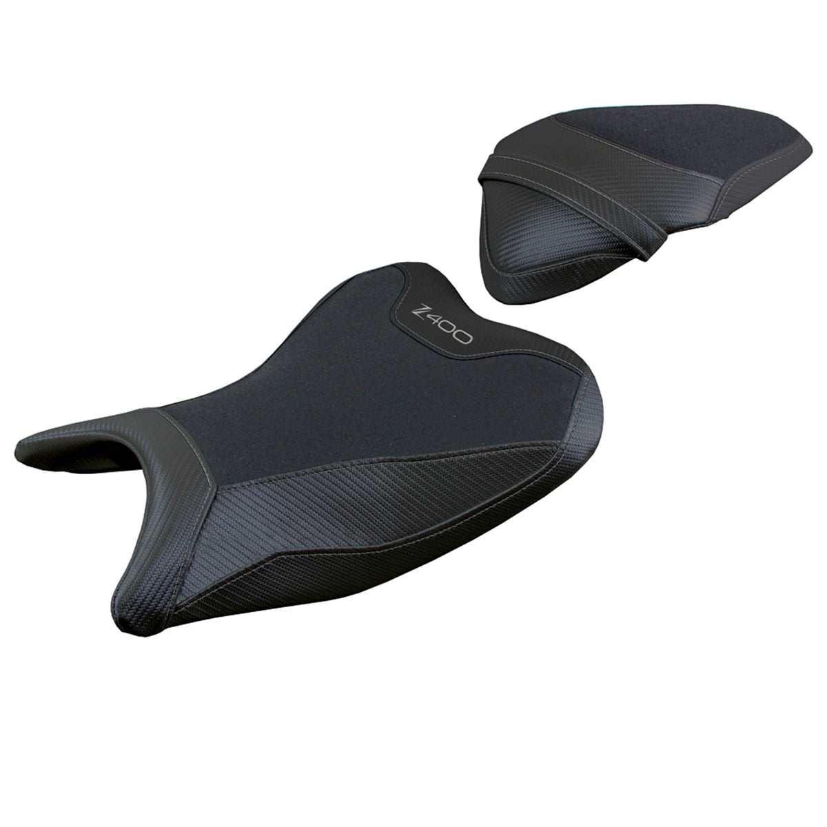Funda de asiento Kawasaki Z400 2018-2023 Tappezzeria Italia TPZ Ultragrip Blk