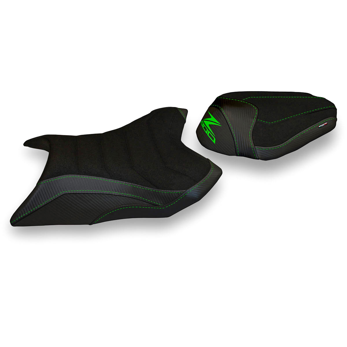 Funda de asiento Kawasaki Z800 2013-2016 Tappezzeria Italia TPZ Ultragrip en negro