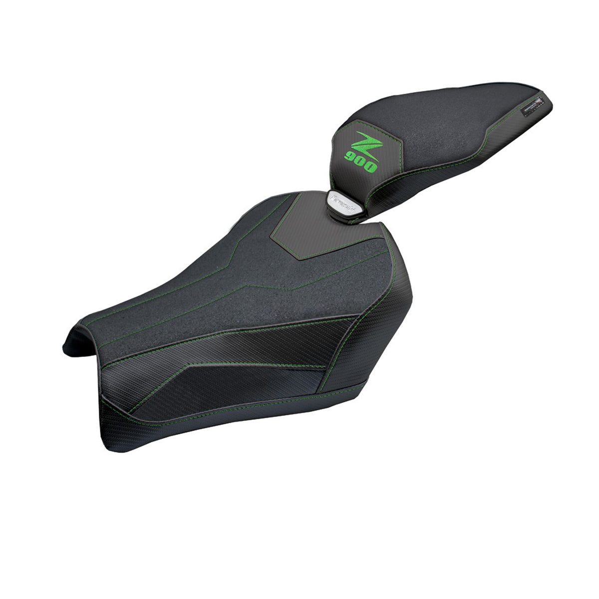 Kawasaki Z900 2025 Seat Cover Tappezzeria Italia TPZ Ultragrip Black Green
