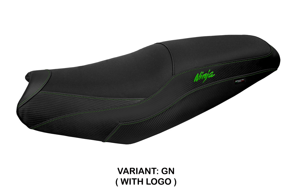 Kawasaki ZX14R 2012-2024 Seat Cover Tappezzeria Italia TPZ Green Black