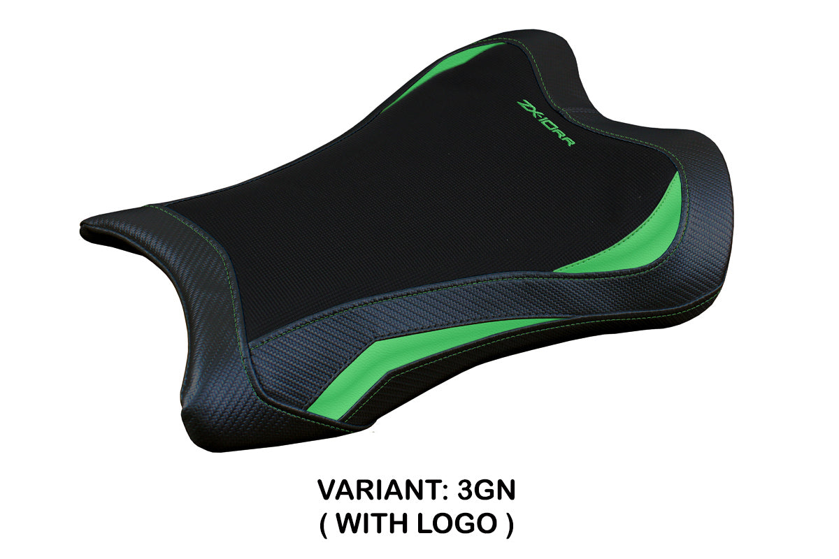 Kawasaki Ninja ZX10RR 2021-2025 Seat Cover Tappezzeria Italia TPZ in Green and Black