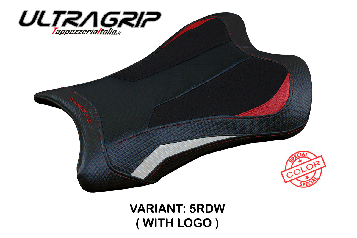 Kawasaki Ninja ZX10RR 2021-2025 Seat Cover Tappezzeria Italia TPZ Ultragrip in Red and White