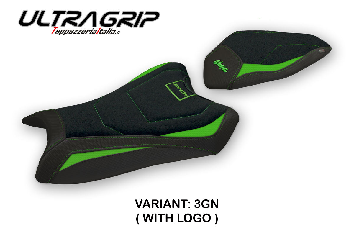 Kawasaki Ninja ZX10R 2016-2020 Seat Cover Tappezzeria Italia TPZ Ultragrip in Green