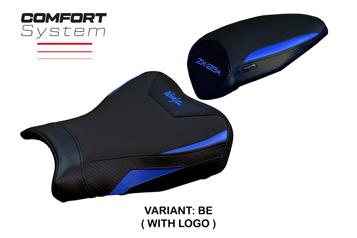Funda de asiento Kawasaki ZX25R 2020-2025 Tappezzeria Italia TPZ Comfort en azul