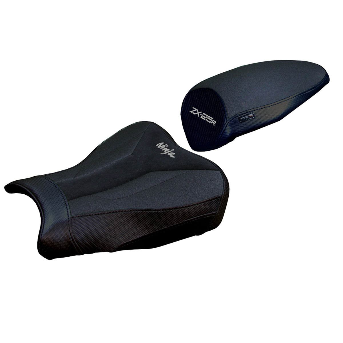 Funda de asiento Kawasaki ZX25R 2020-2025 Tappezzeria Italia TPZ Ultragrip en negro