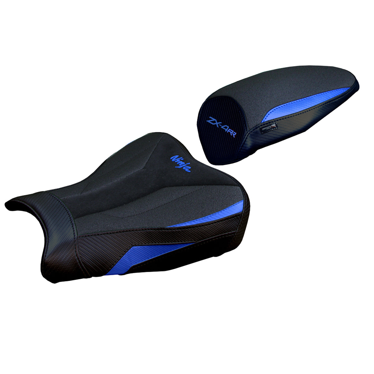 Kawasaki ZX4RR 2023-2025 Seat Cover Tappezzeria Italia TPZ Ultragrip in Blue and Black