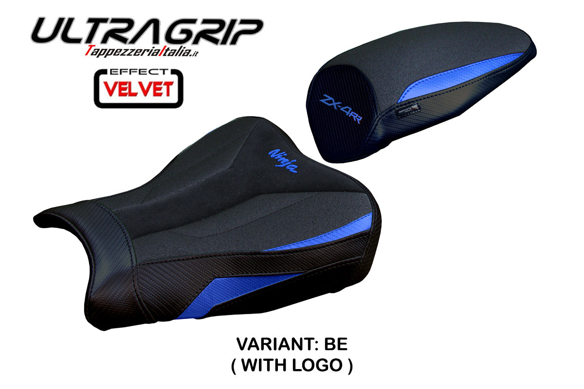 Kawasaki ZX4RR 2023-2025 Seat Cover Tappezzeria Italia TPZ Ultragrip in Blue and Black