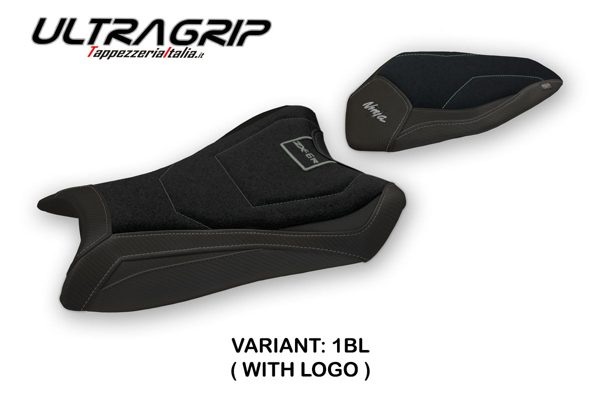 Kawasaki Ninja ZX6R 2019-2025 Seat Cover Tappezzeria Italia TPZ Ultragrip in Black