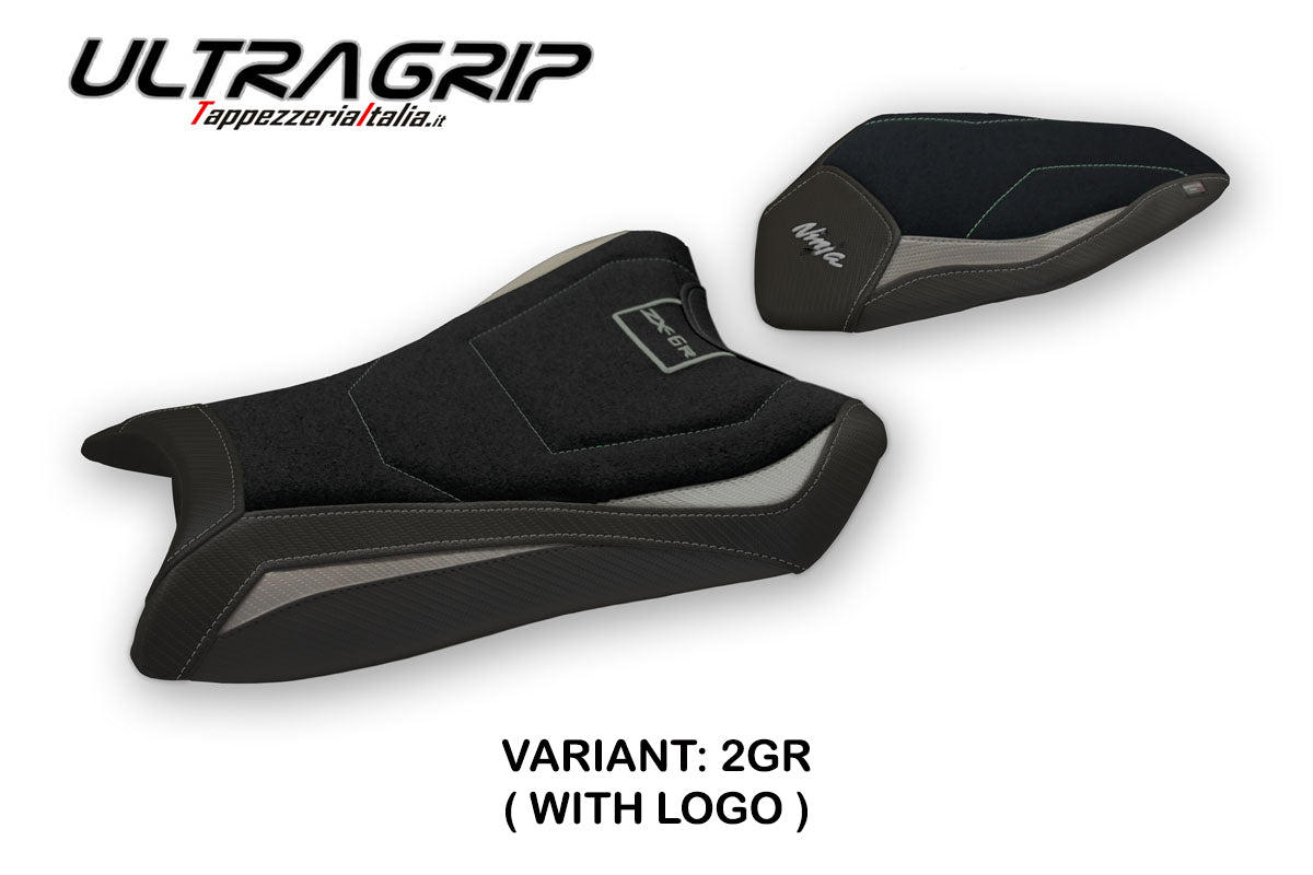 Kawasaki Ninja ZX6R 2019-2025 Seat Cover Tappezzeria Italia TPZ Ultragrip in Grey