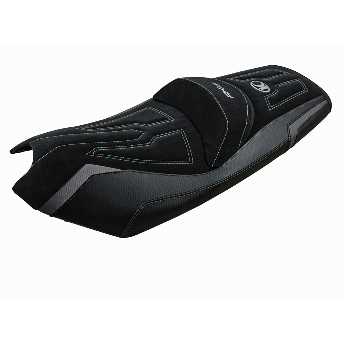 Kymco AK 550 2017-2024 Seat Cover Tappezzeria Italia TPZ in Grey and Black